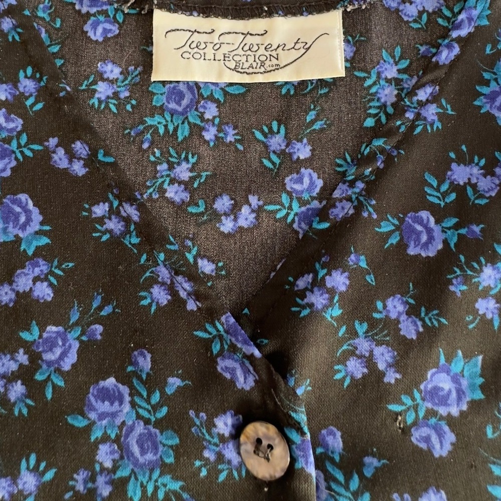 Vtg Two-Twenty Collection Blair Womens L Dress Jumper Y2K Cottagecore Feminine - Picture 6 of 14